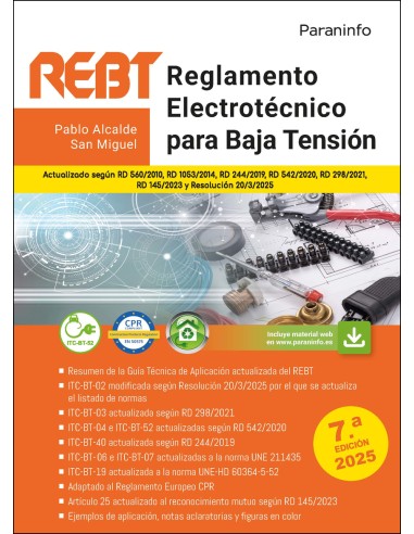 Reglamento Electrotecnico para Baja Tension REBT 7ª edicion 2025